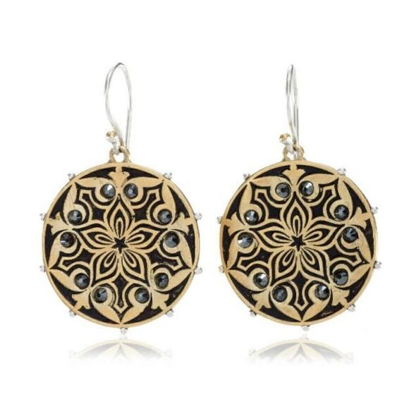 Sara Blaine/eSBe Circle of Life Earrings NEW - Picture 2 of 3